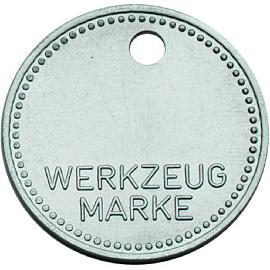 Werkzeugmarke aus Aluminium, Ø 22 mm Produktbild